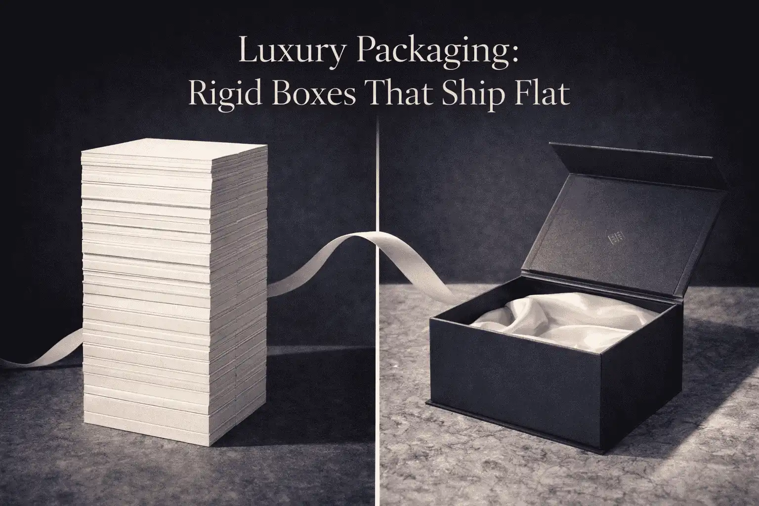 Luxury Packaging: Rigid Boxes That Ship Flat